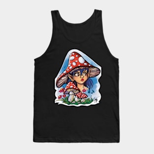 Cute mushroom fairy Tank Top